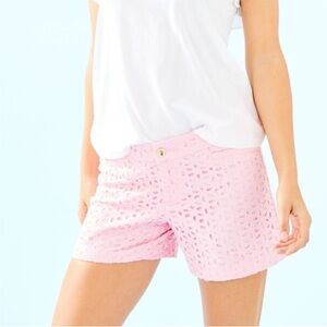 Lilly Pulitzer Pink Eyelet Women's Shorts